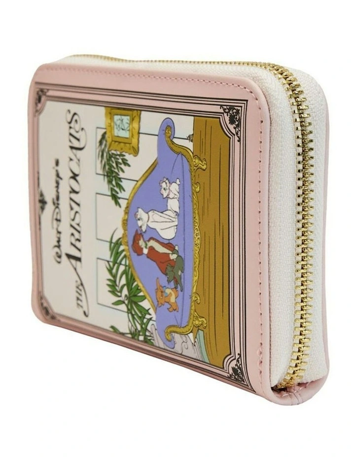 1970 Book Zip Around Coin Wallet in Multi image 2
