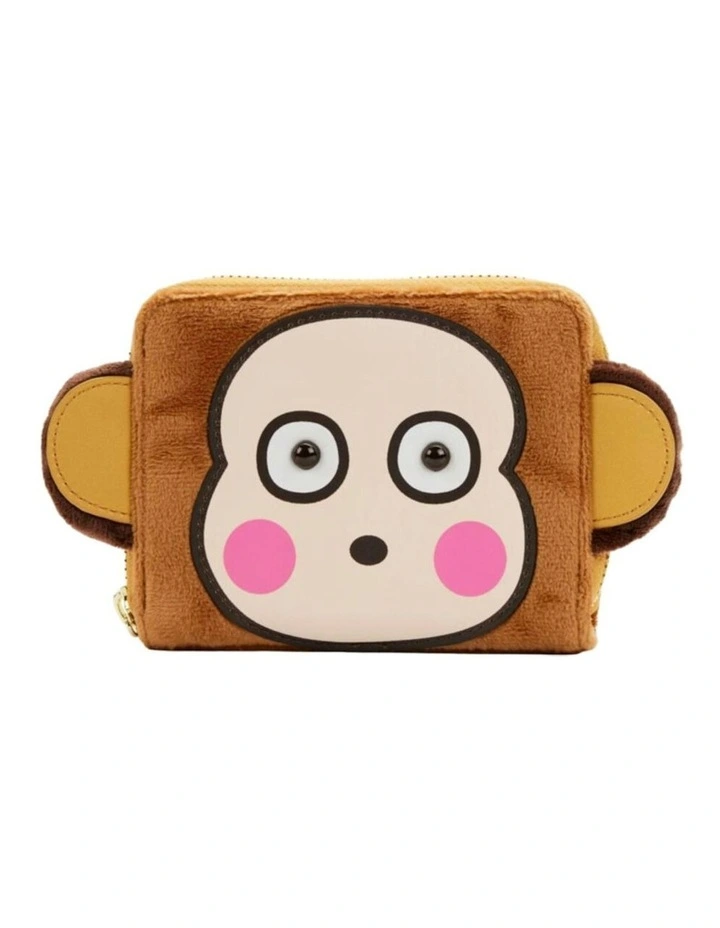 Monkichi Costume Zip Around Wallet 6x4 in Multi image 1