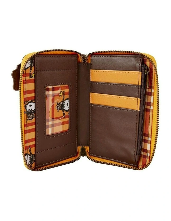 Snoopy Scarecrow Zip Around Wallet 6x4 in Multi image 4