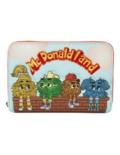 Fry Guys Die-Cut Zip Around Wallet 6x4 in Multi