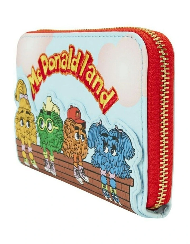 Fry Guys Die-Cut Zip Around Wallet 6x4 in Multi image 2
