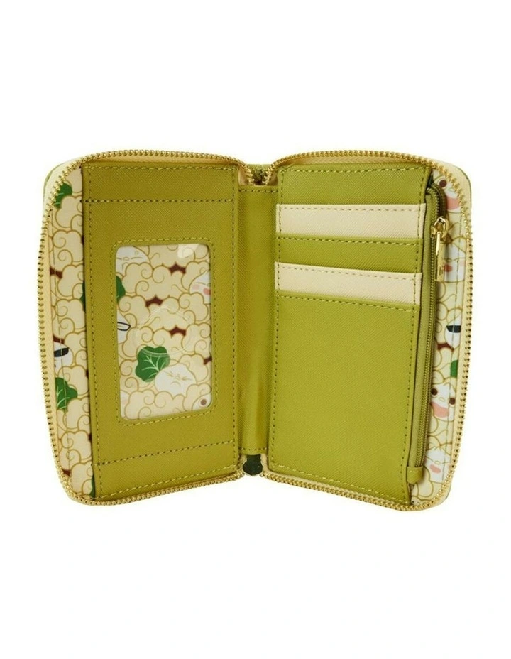 Bamboo Steamer Zip Wallet Coin Purse With Gold Hardware 6x4 in Multi image 4