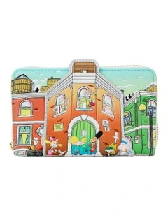 House Zip Wallet 6x4 in Multi