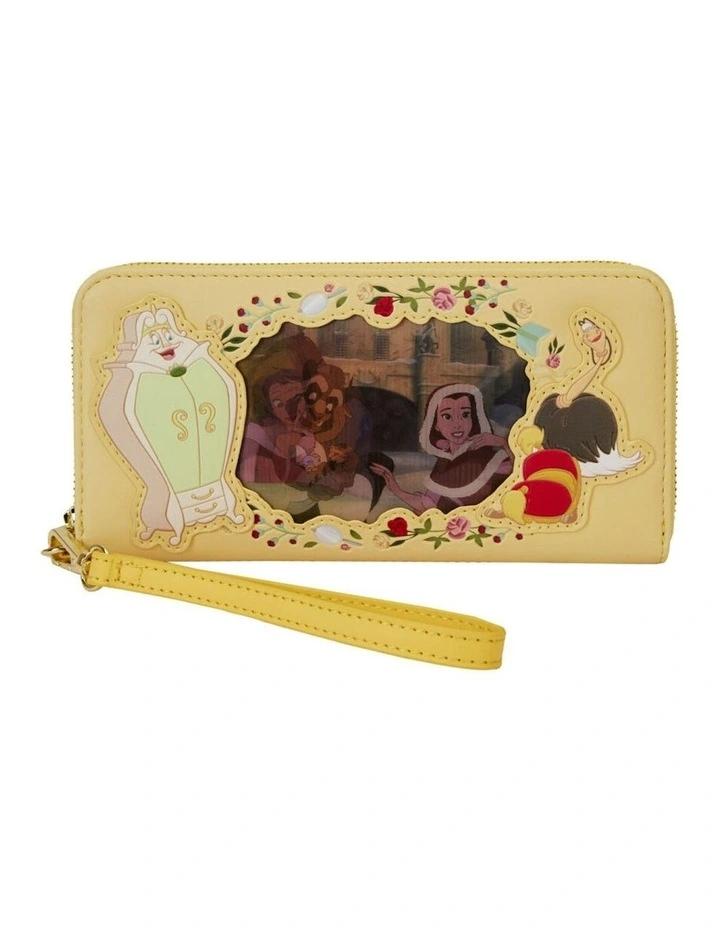 1991 Belle Lenticular Wristlet Wallet Coin Purse 8x4 in Multi image 1