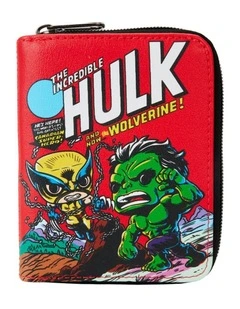 Wolverine 50th Anniversary Zip Around Wallet Purse in Assorted