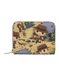 Raiders Of The Lost Art Print Zip Around Wallet in Multi