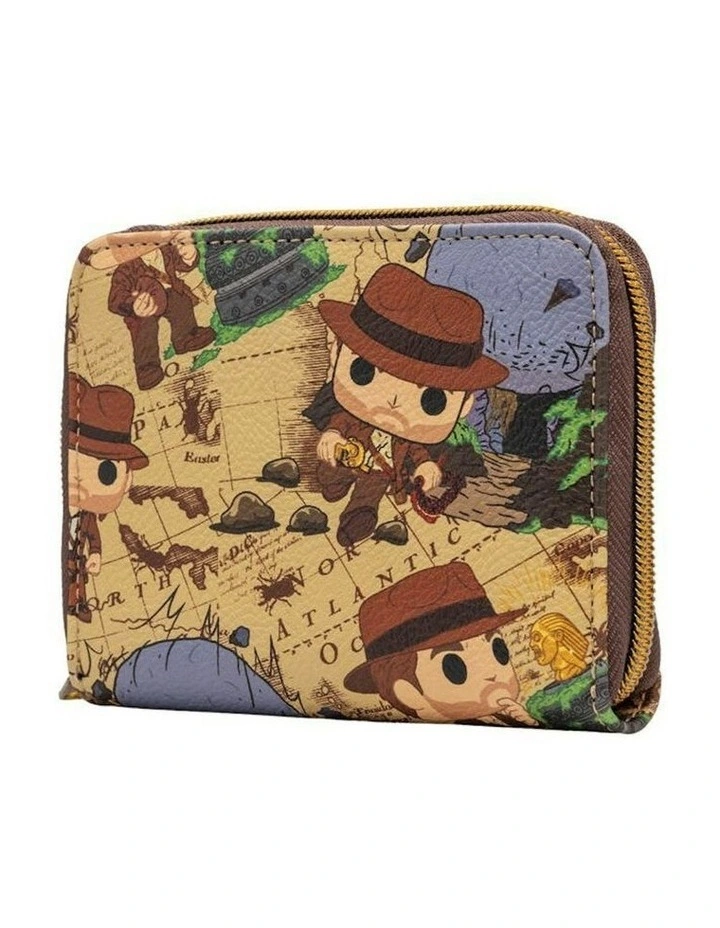 Raiders Of The Lost Art Print Zip Around Wallet in Multi image 2