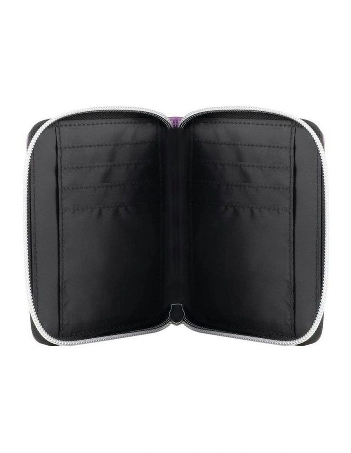 Print Zipped Around Coin Wallet in Multi image 2
