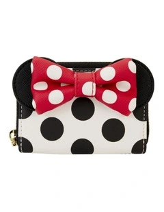 Minnie Rocks The Dots Accordion Card Holder Wallet 4.25 in Multi