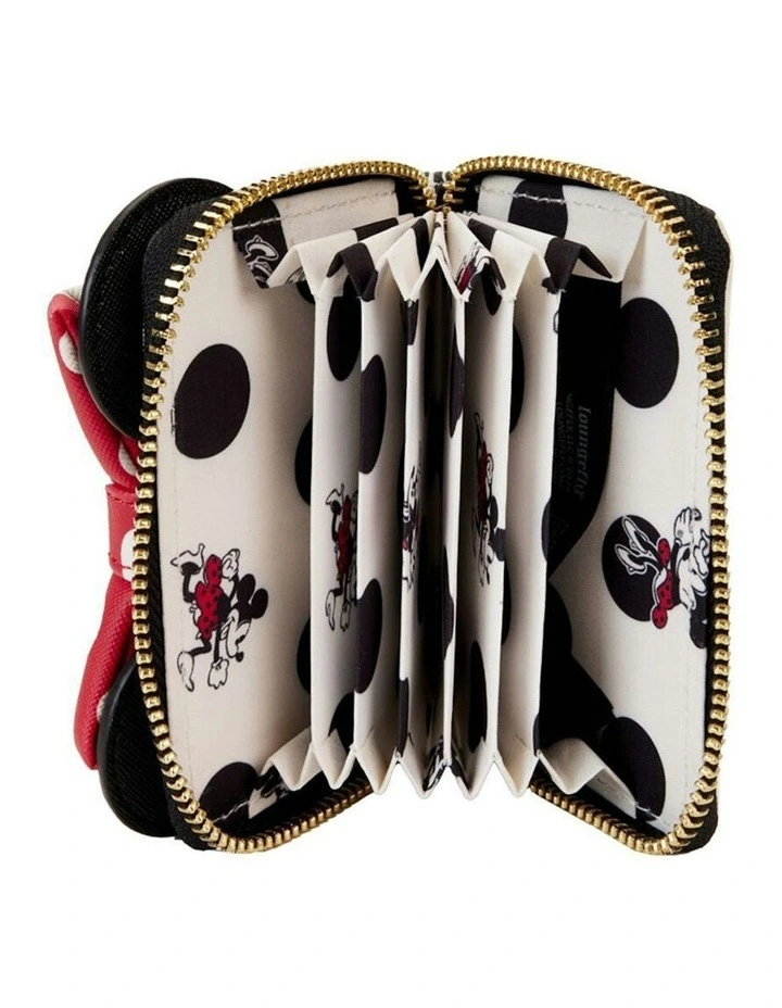 Minnie Rocks The Dots Accordion Card Holder Wallet 4.25 in Multi image 4