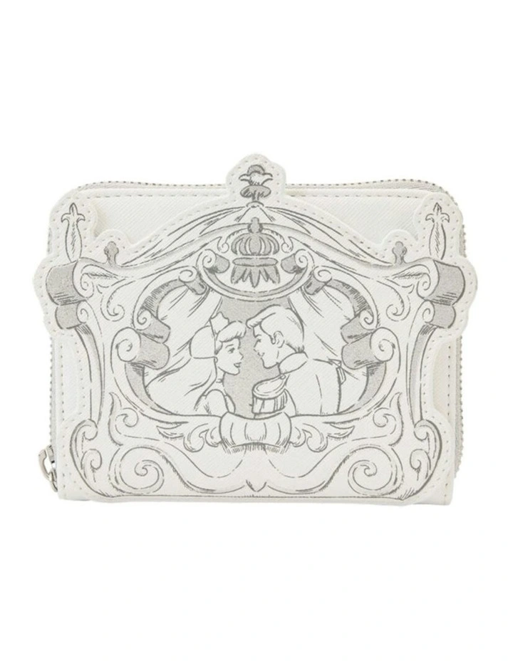 Happily Ever After Zip Around Wallet 5x4 in Whitewhite image 1