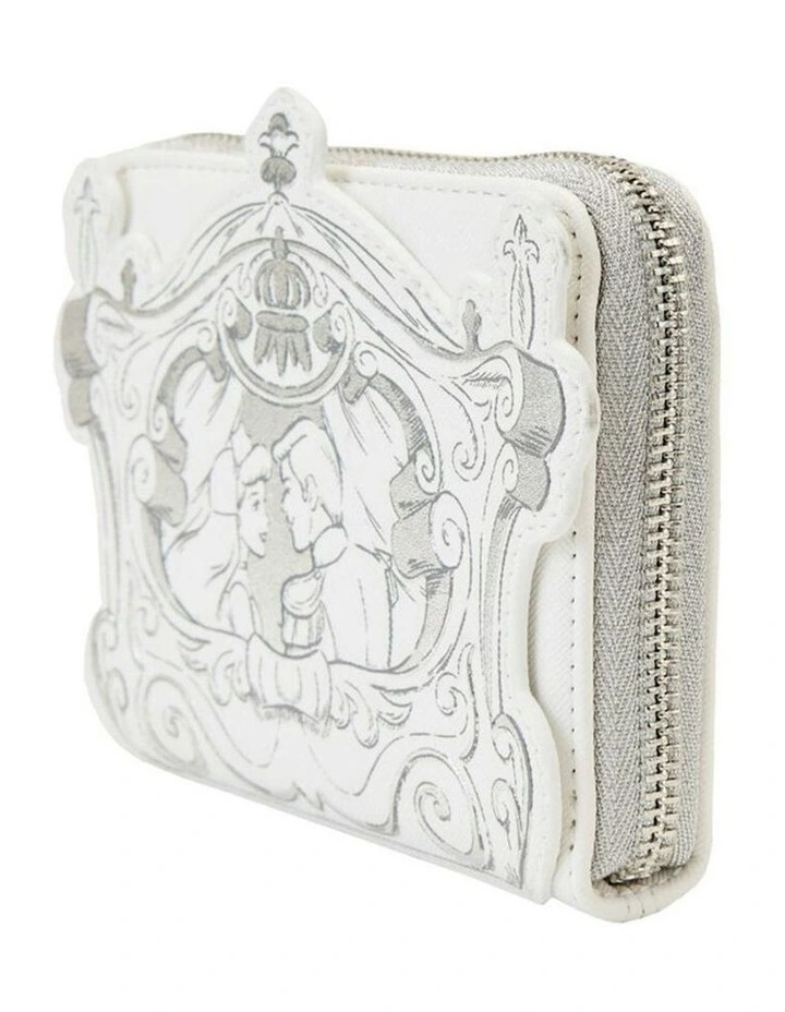 Happily Ever After Zip Around Wallet 5x4 in Whitewhite image 2