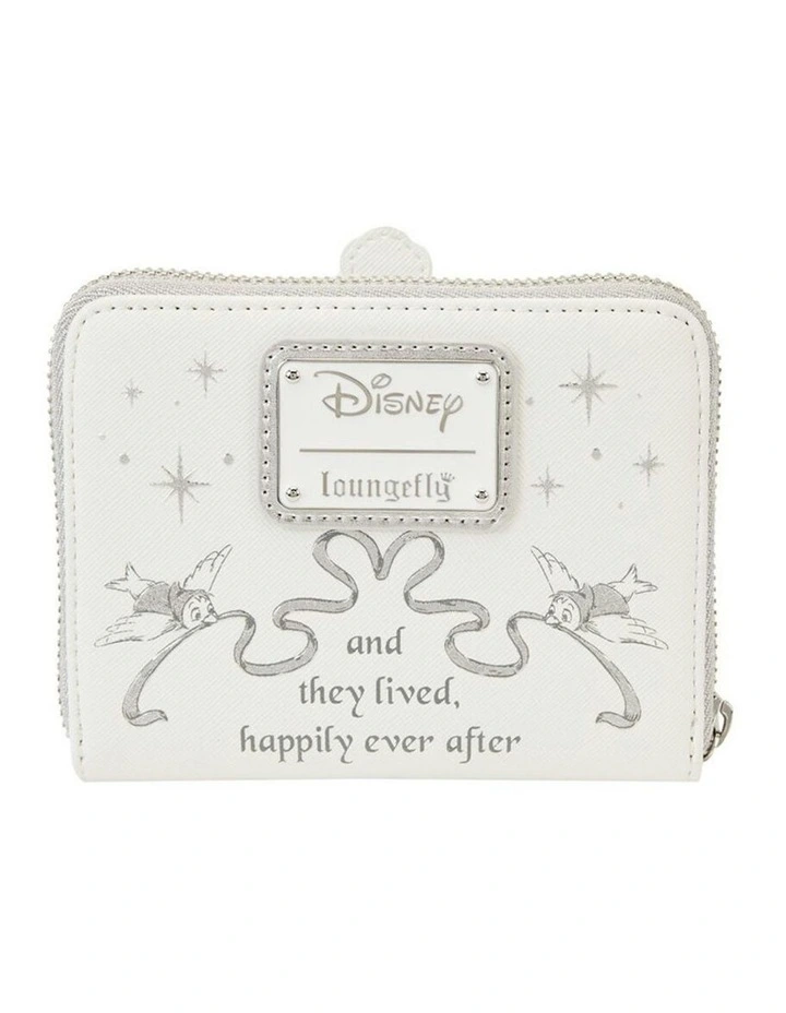 Happily Ever After Zip Around Wallet 5x4 in Whitewhite image 3