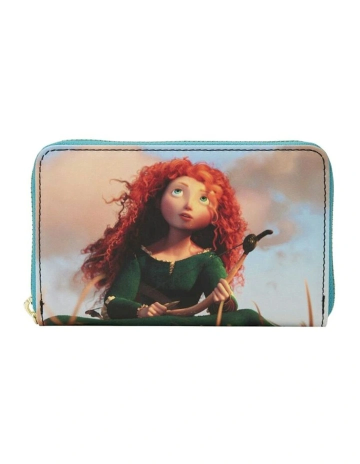 Merida Princess Scene Zip Around Purse Wallet 6x4 in Multi image 1