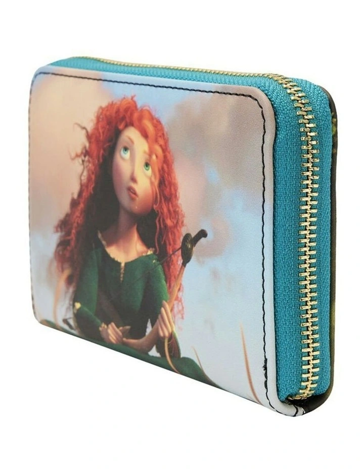 Merida Princess Scene Zip Around Purse Wallet 6x4 in Multi image 2