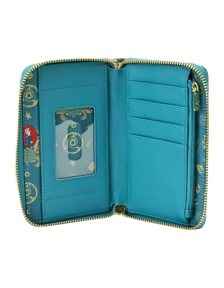 Merida Princess Scene Zip Around Purse Wallet 6x4 in Multi image 4