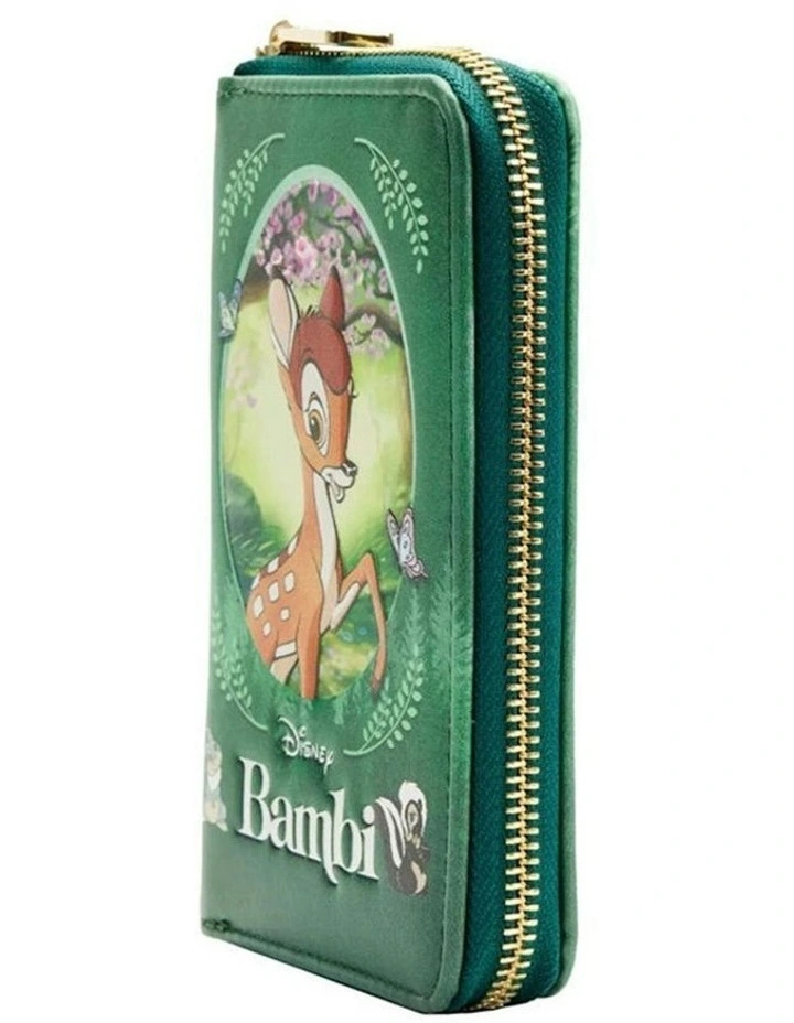 Classic Books Zip Purse in Green image 2