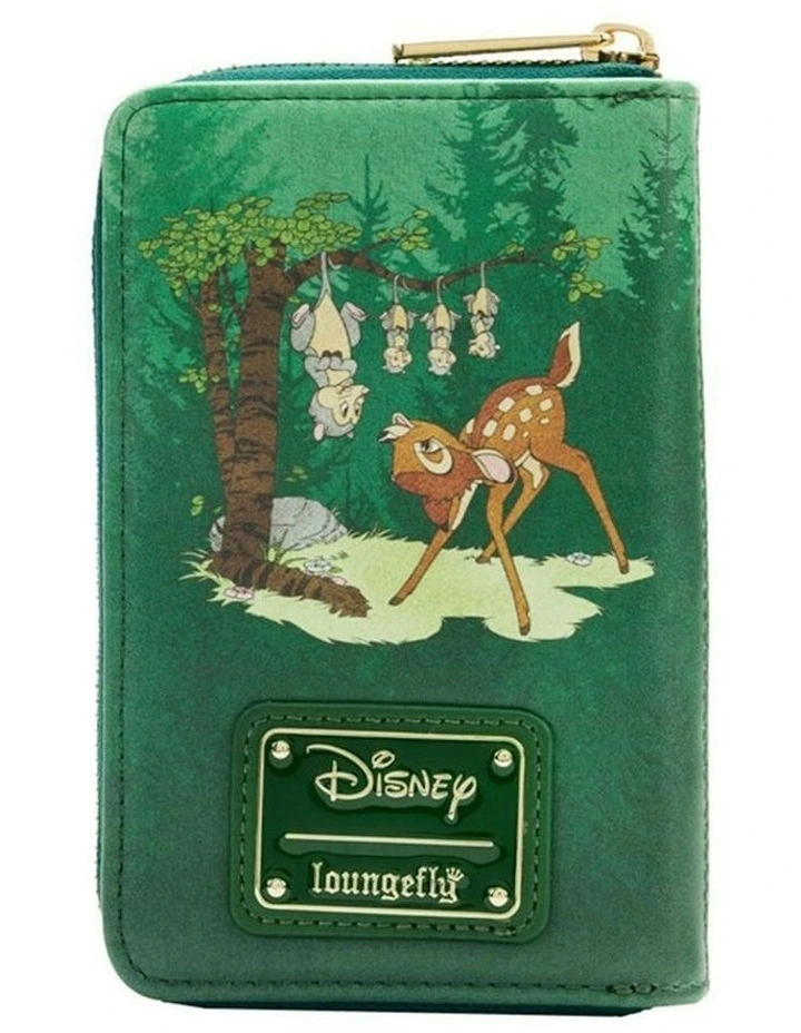 Classic Books Zip Purse in Green image 3