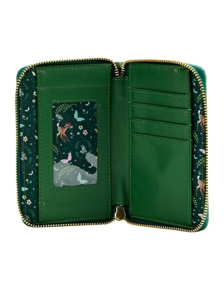 Classic Books Zip Purse in Green image 4