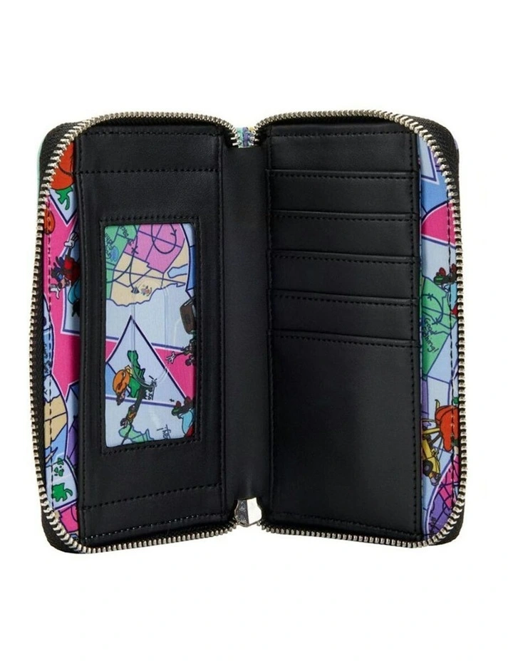 Collage Zip Purse Wallet 6x4 in Multi image 5