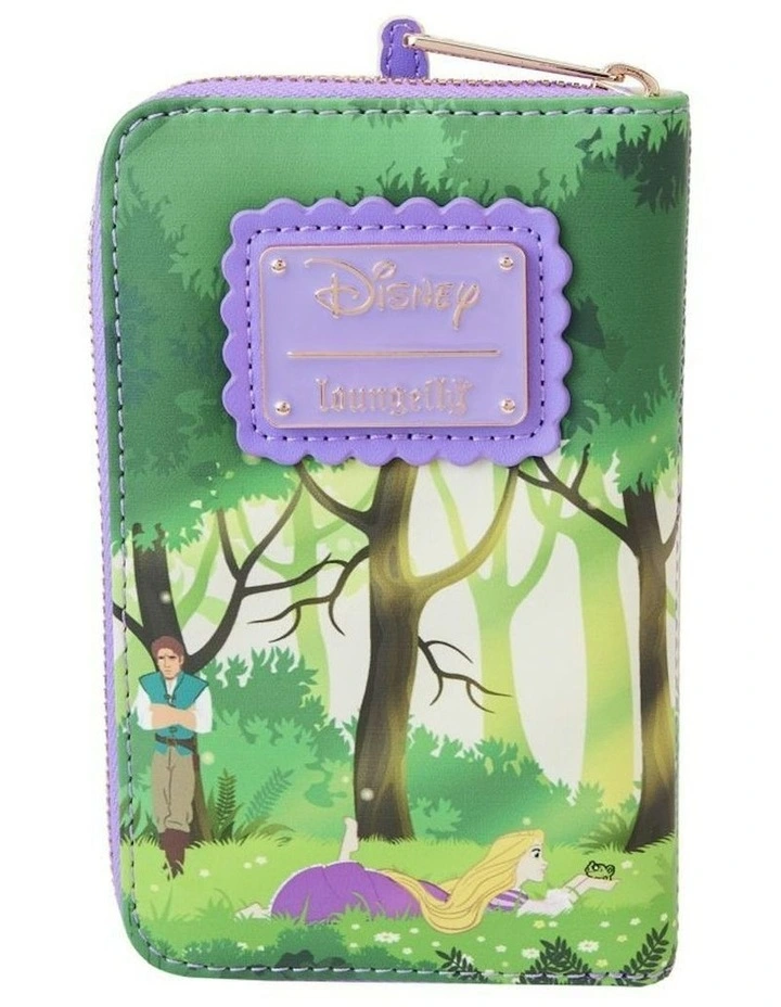 Tangled Rapunzel Swinging Zip Around Wallet in Multi image 4