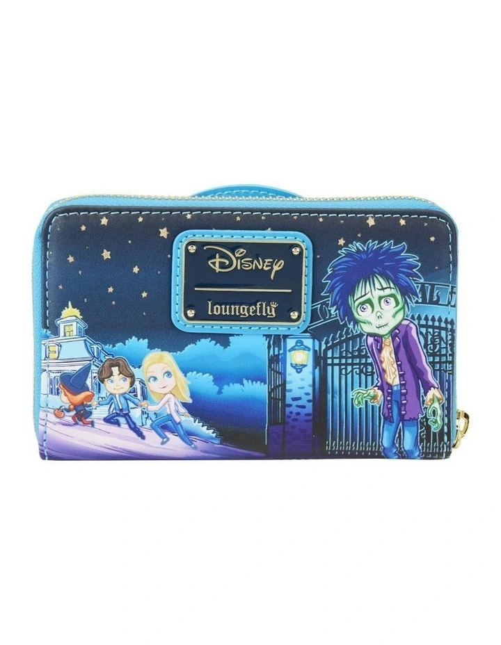 Hocus Pocus Poster Glow Zip Around Wallet in Multi image 4