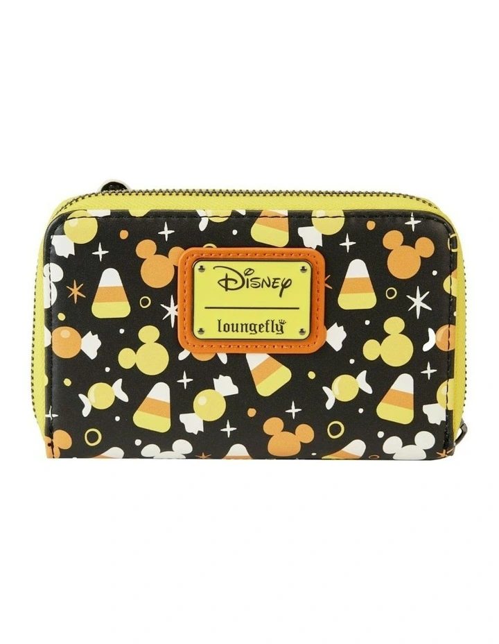 Disney Mickey & Friends Candy Corn Zip Around Wallet in Multi image 3
