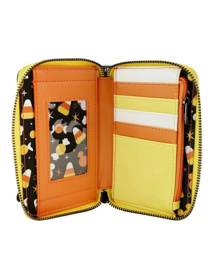 Disney Mickey & Friends Candy Corn Zip Around Wallet in Multi image 4