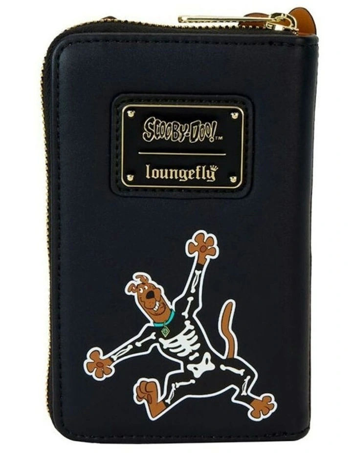 Skeleton Glow Zip Around Wallet 6x4 in Multi image 4