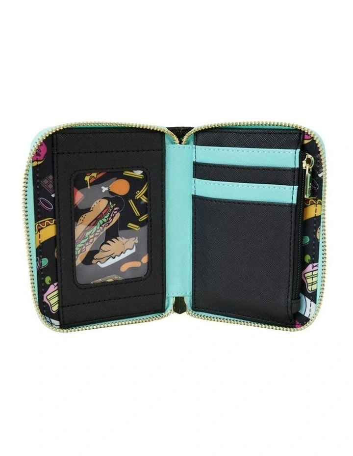 Munchies Colorful Zip Around Wallet Coin Purse 5x4 in Multi image 4