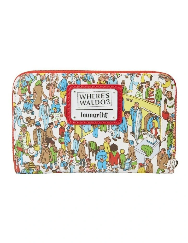 Wally Art Print Zip Around Wallet in Multi image 3