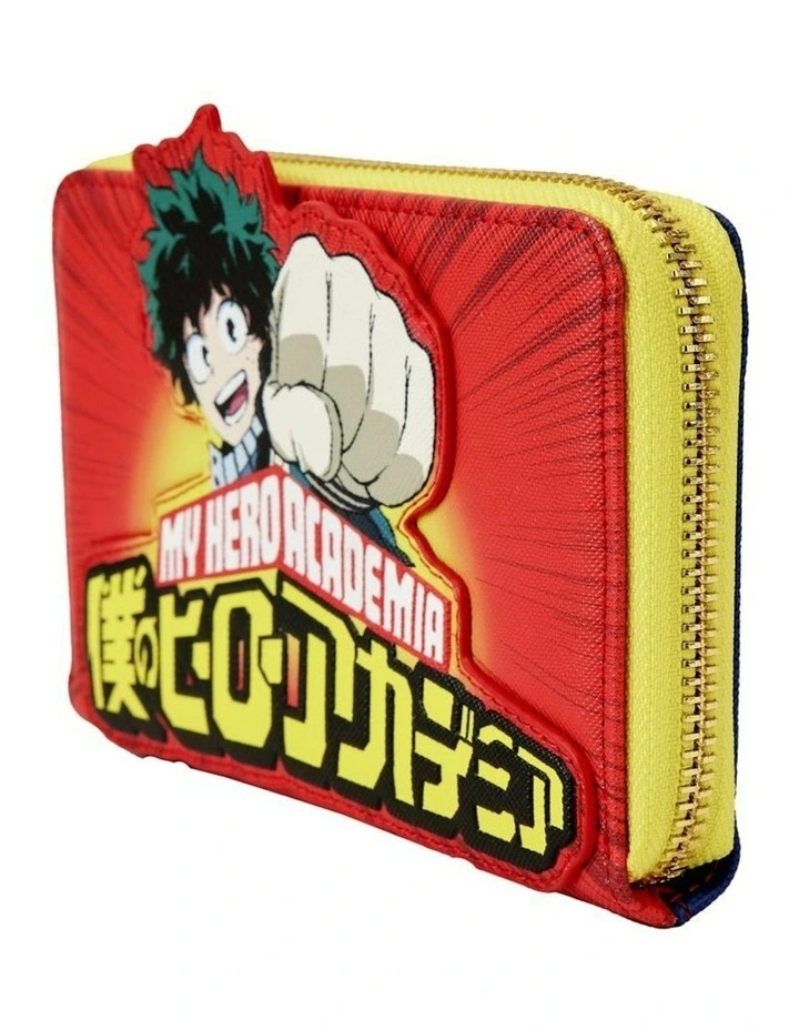 My Hero Academia Izuku Punch Zip Around Wallet in Red image 2