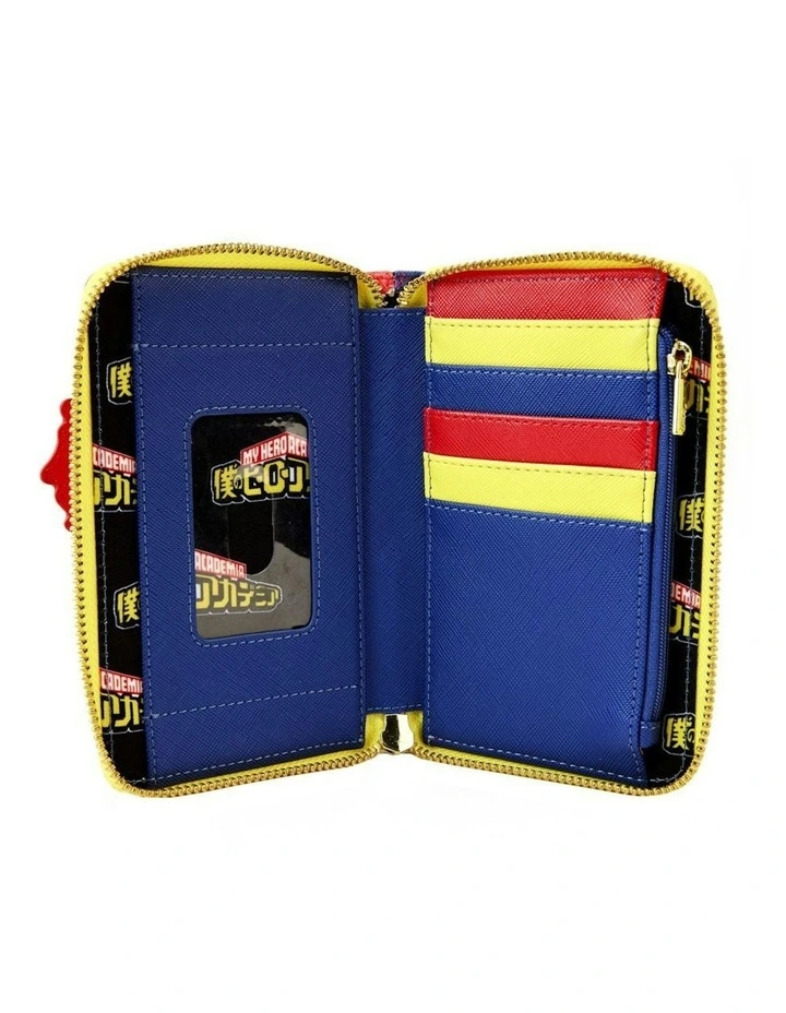 My Hero Academia Izuku Punch Zip Around Wallet in Red image 4