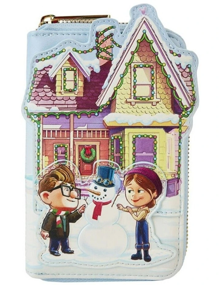 2009 Leather House Christmas Zip Around Wallet 6x4 in Multi image 1