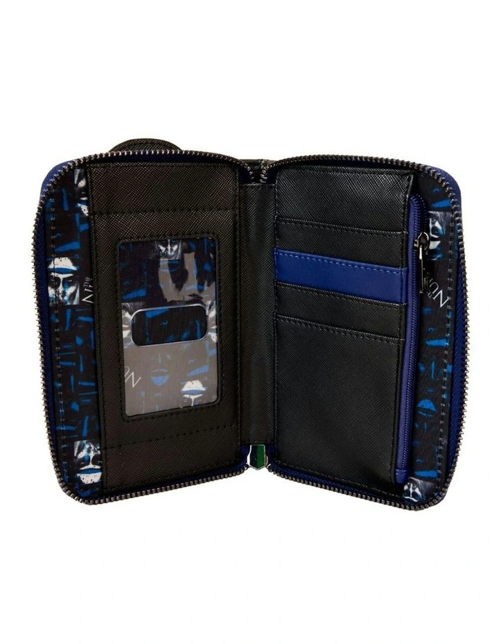The Nun Cosplay Glow Zip Around Wallet in Black image 4