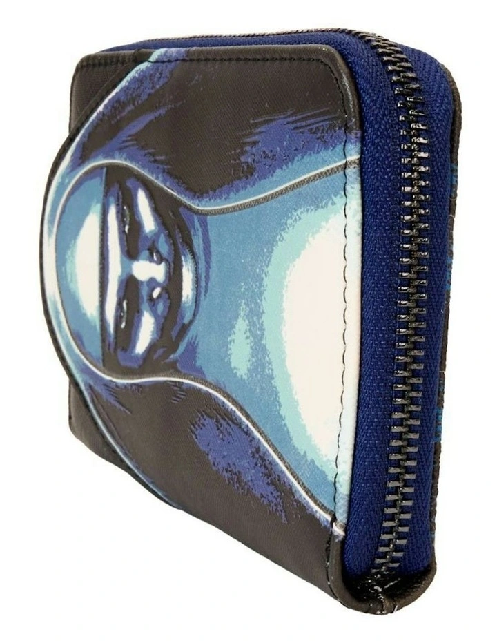 The Nun Cosplay Glow Zip Around Wallet in Black image 5