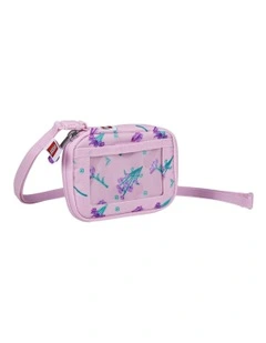 Card Wallet Coin/Money Holder Flowers 8x11.5cm in Pink
