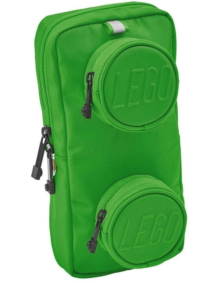 Brick Crossbody Sling Bag 25.5cm in Bright Green image 1