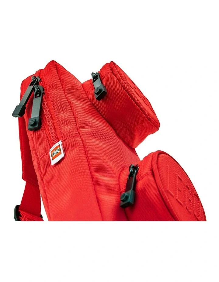 Brick Crossbody Sling Bag 25.5cm in Bright Red image 5