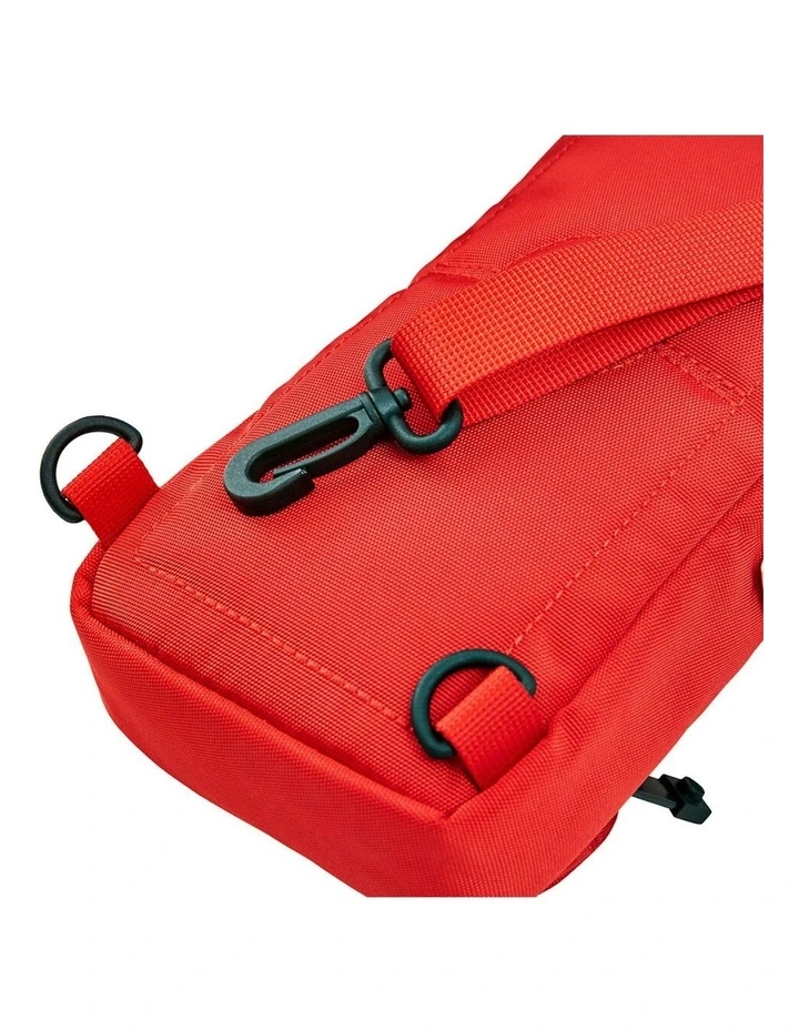 Brick Crossbody Sling Bag 25.5cm in Bright Red image 6