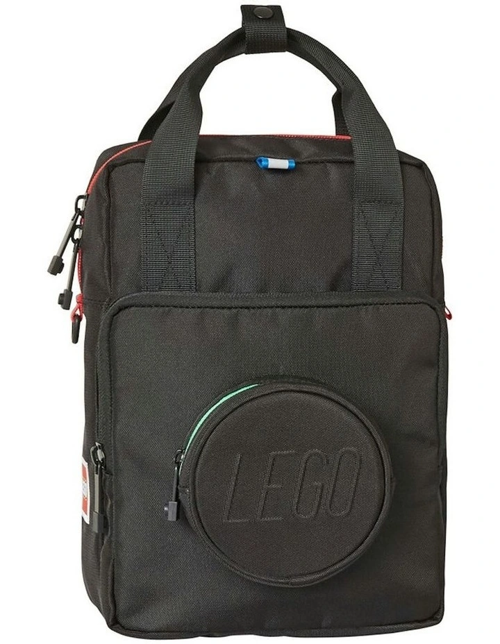Brick Backpack School Bag 29cm in Black image 1