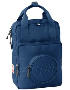 Brick Backpack School Bag 29cm in Earth Blue