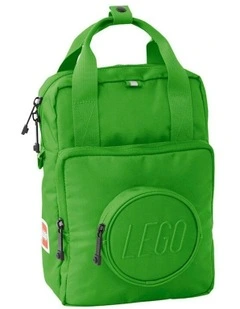 Brick Backpack School Bag 29cm in Bright Green