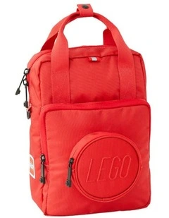 Brick Backpack School Bag 29cm in Bright Red
