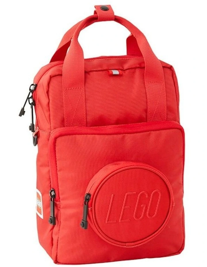 Brick Backpack School Bag 29cm in Bright Red image 1