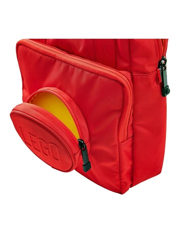 Brick Backpack School Bag 29cm in Bright Red image 3