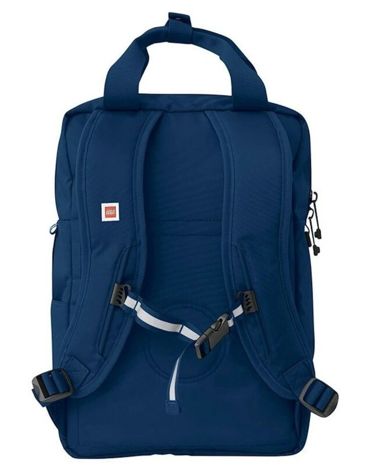 Brick Backpack School/Office Bag 37cm in Earth Blue image 2