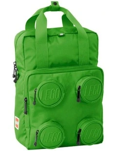 Brick Backpack School/Office Bag 37cm in Bright Green
