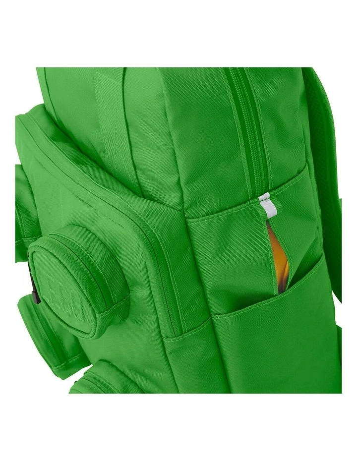 Brick Backpack School/Office Bag 37cm in Bright Green image 5