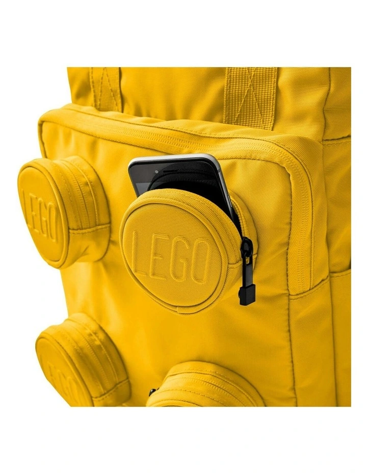 Brick Backpack 37cm in Yellow image 3